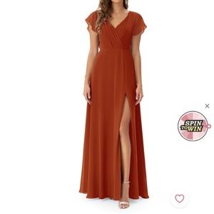 NWT Azazie Rylee Dress Paprika